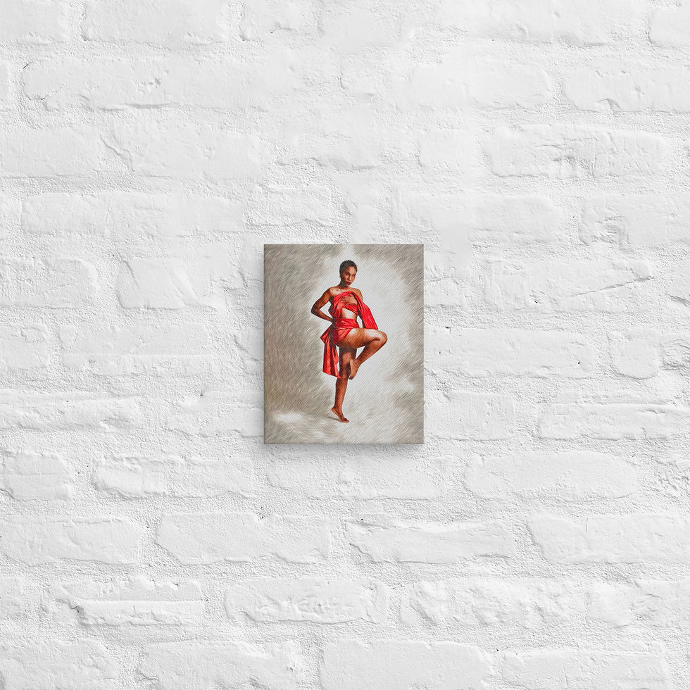 Thumbnail: "Draped In Red" Canvas