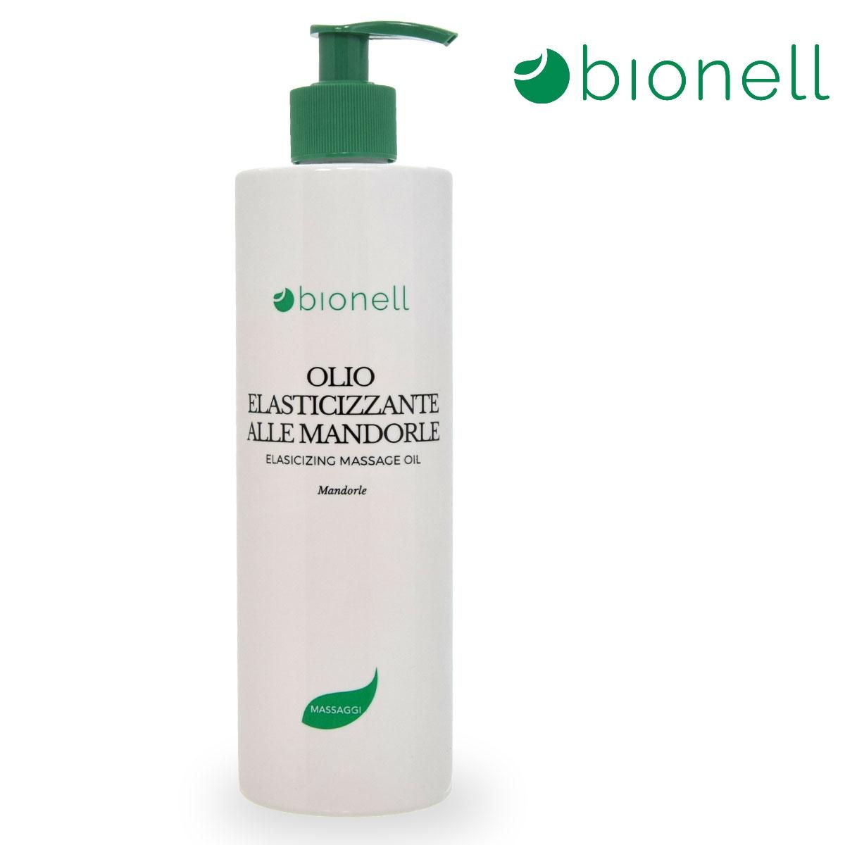 olio massaggio elasticizzante mandorle bionell 500 ml olio massaggio professionale alle mandorle olio corpo elasticizzante nu