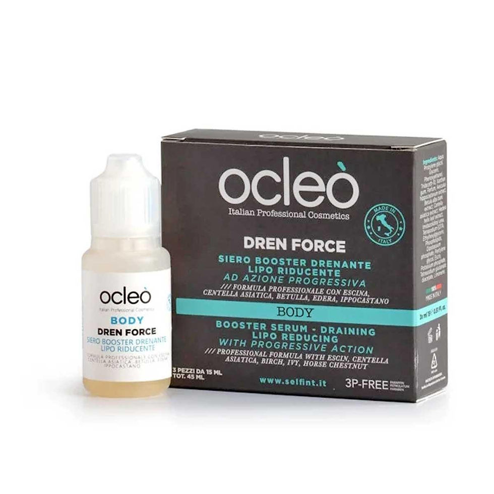 siero drenante anticellulite ocleo dren force fiale booster corpo lipo riducente professionale fiale drenanti microcircolo ce