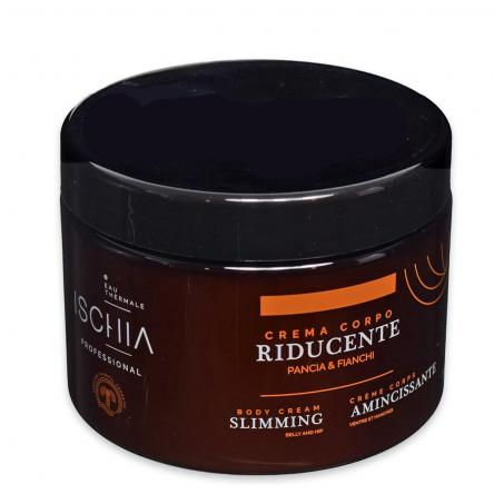 crema massaggio riducente pancia e fianchi ischia 500 ml crema corpo rimodellante addome e girovita ischia trattamento riduce