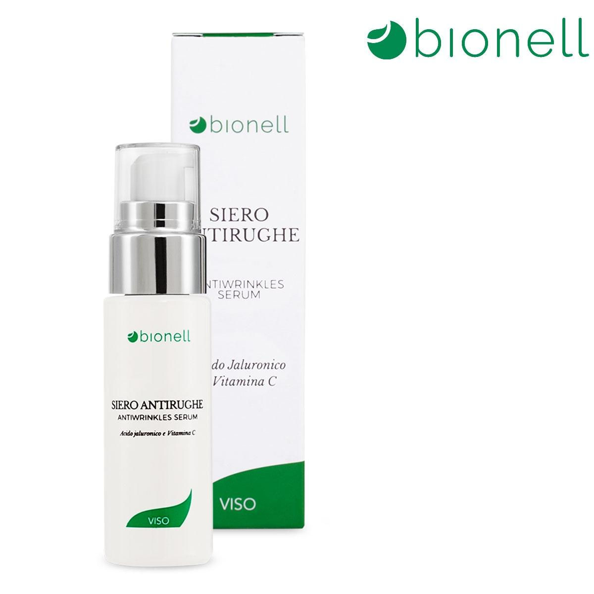 siero antirughe viso 30 ml bionell siero viso antiage professionale bionell siero viso rughe trattamento intensivo bionell tr