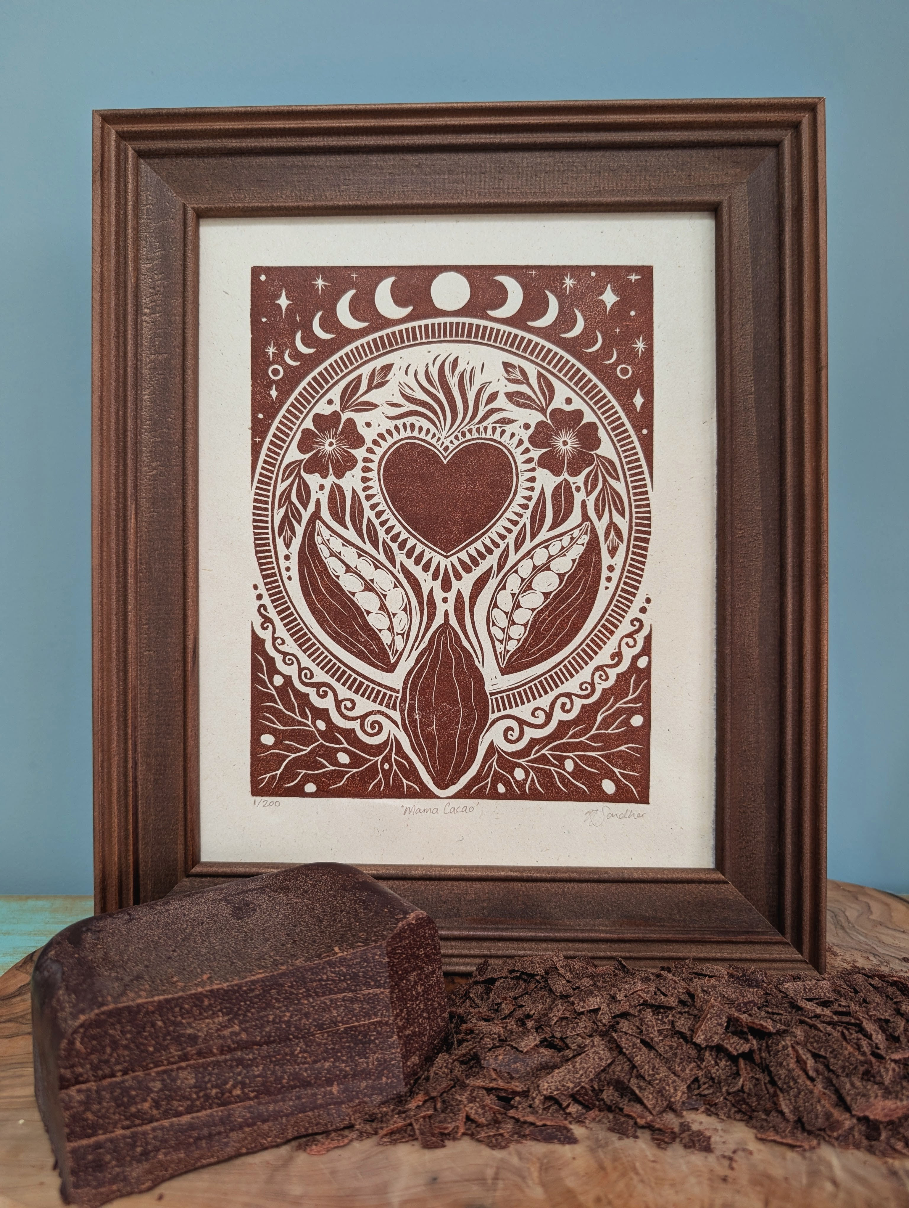 'Heart Medicine' - Limited Edition Lino Print