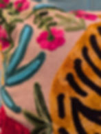 Thumbnail: Big Cat Cushion - embroidered