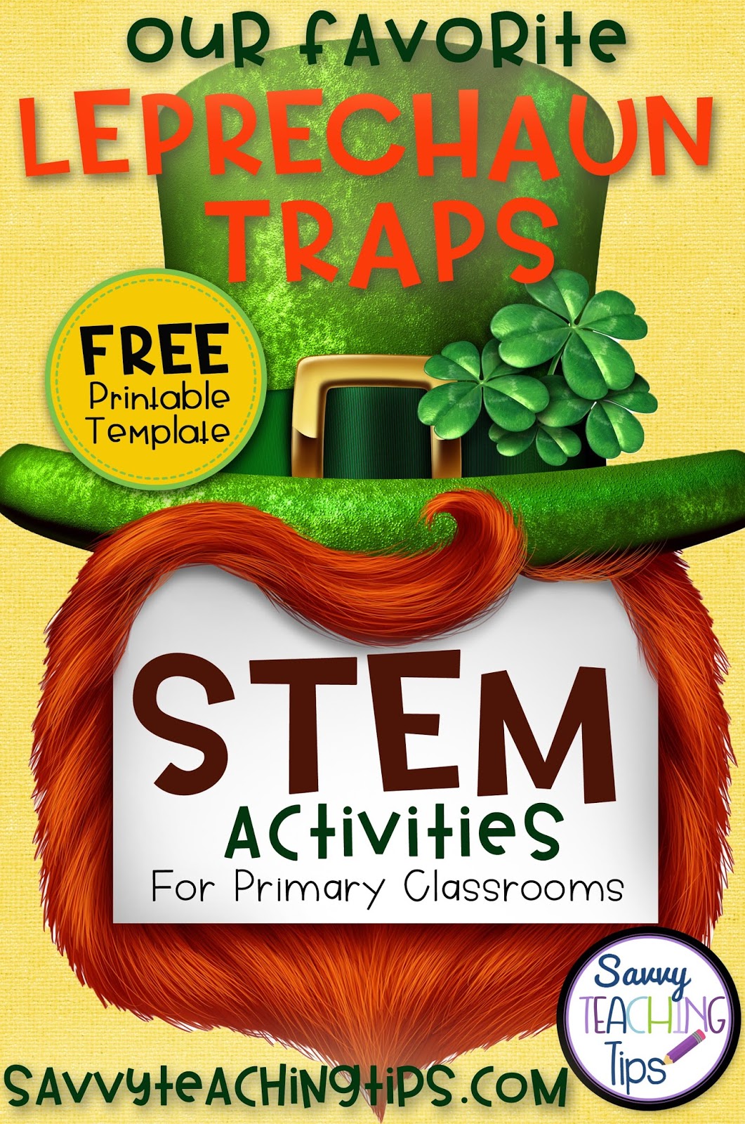 Our favorite leprechaun trap ideas and a free printable STEM planning sheet for kids.