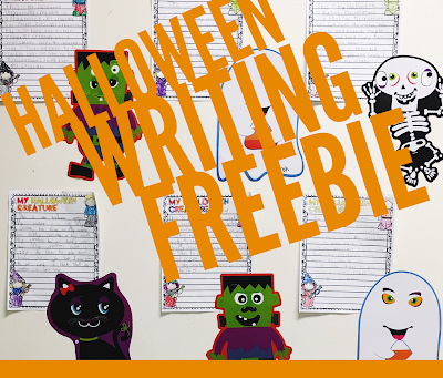 Halloween descriptive writing that’s free and adorable to read.