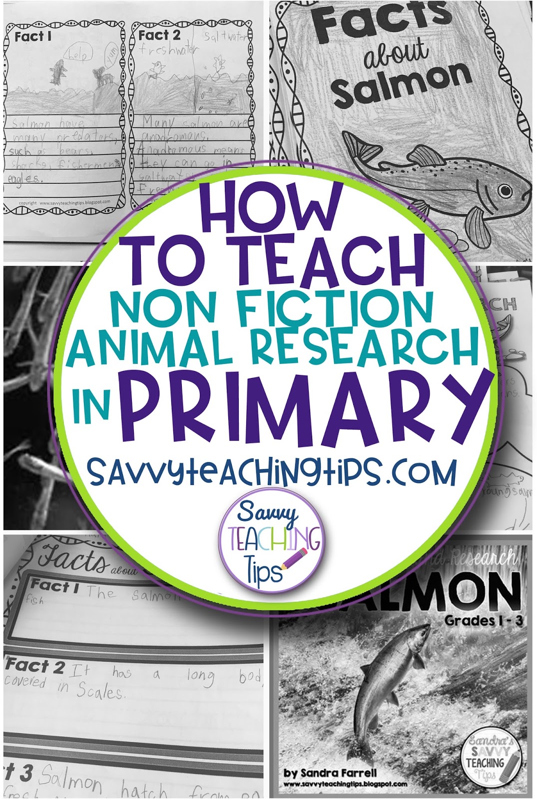 I like to try to combine Language Arts with Science whenever I can. That's why I came up with my Non-Fiction Animal research units for Primary classrooms.