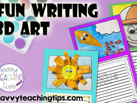Integrating Writing and Art Easily with 3D Writing Activities