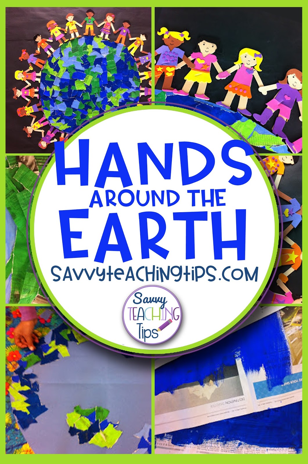 A really cute and free idea for an Earth Day bulletin board