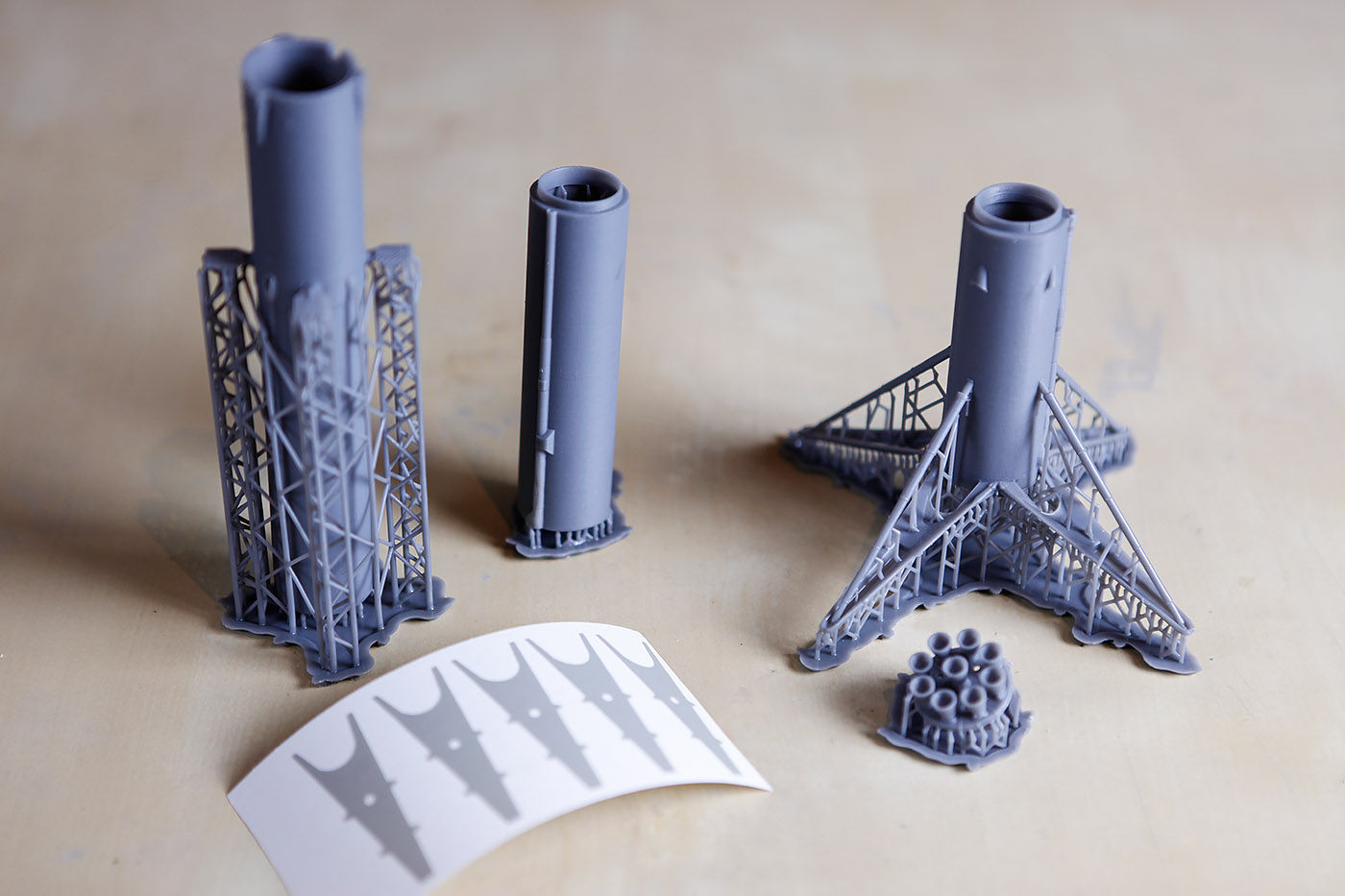 1/144 F9 landed booster KIT version