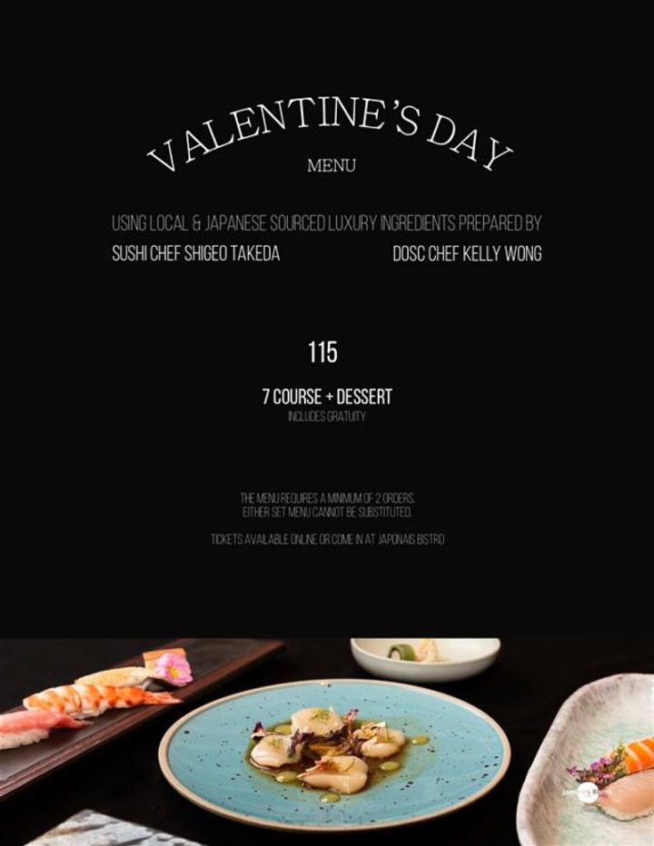 Japonais Bistro Valentines Special