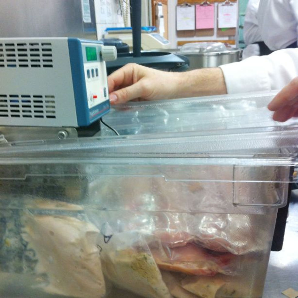 Fairmont Hotel Macdonald - Sous Vide Prep