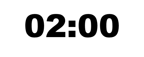 2 minute count down