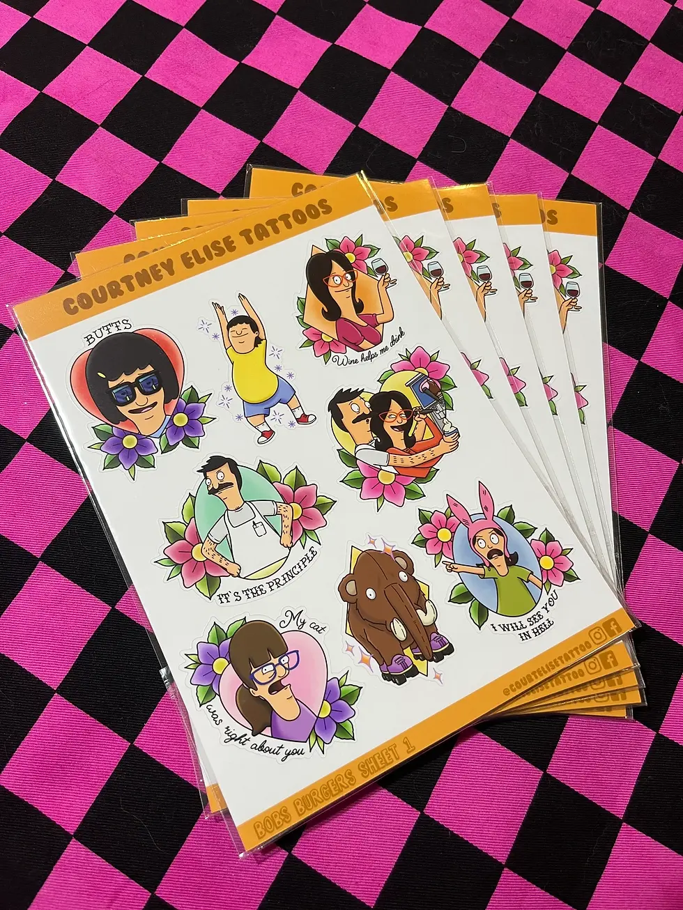 Thumbnail: Bobs Burgers Sticker Sheet