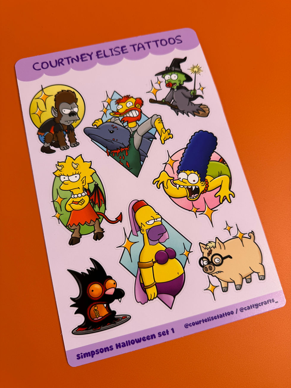 Thumbnail: Treehouse of Horror Sticker Sheet