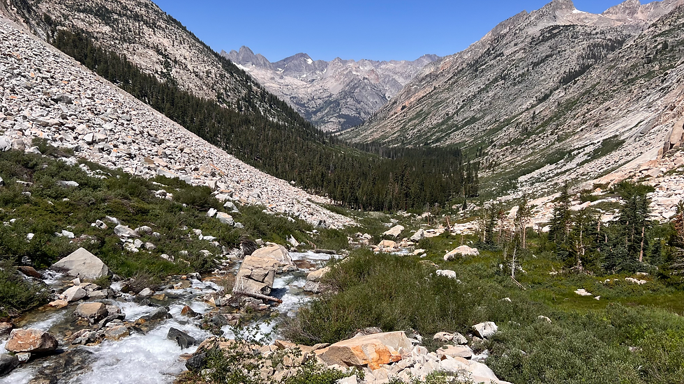 Ascending The Golden Staircase, Above Treeline