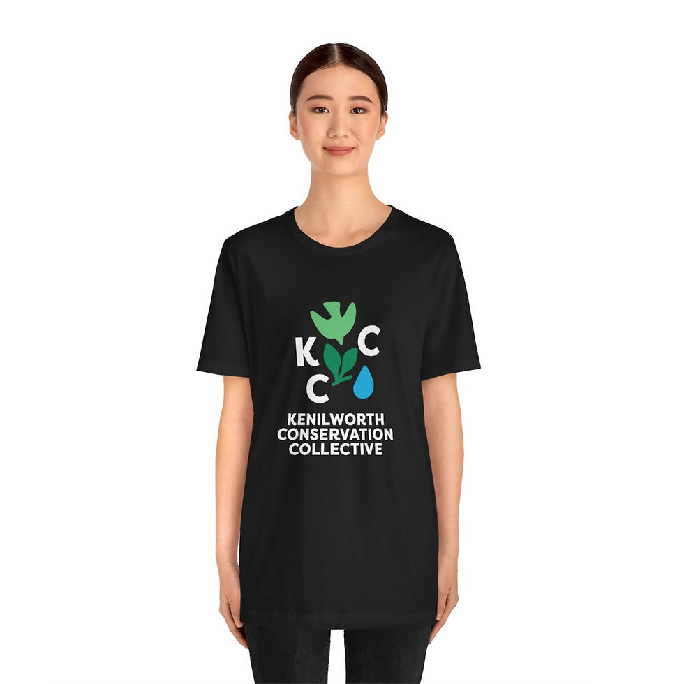 Thumbnail: KCC Letter Logo Black Unisex Jersey Short Sleeve Tee
