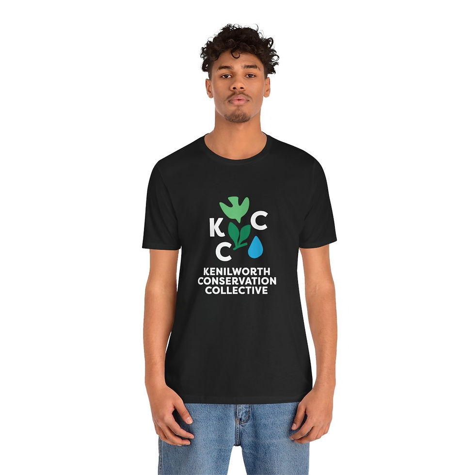 Thumbnail: KCC Letter Logo Black Unisex Jersey Short Sleeve Tee