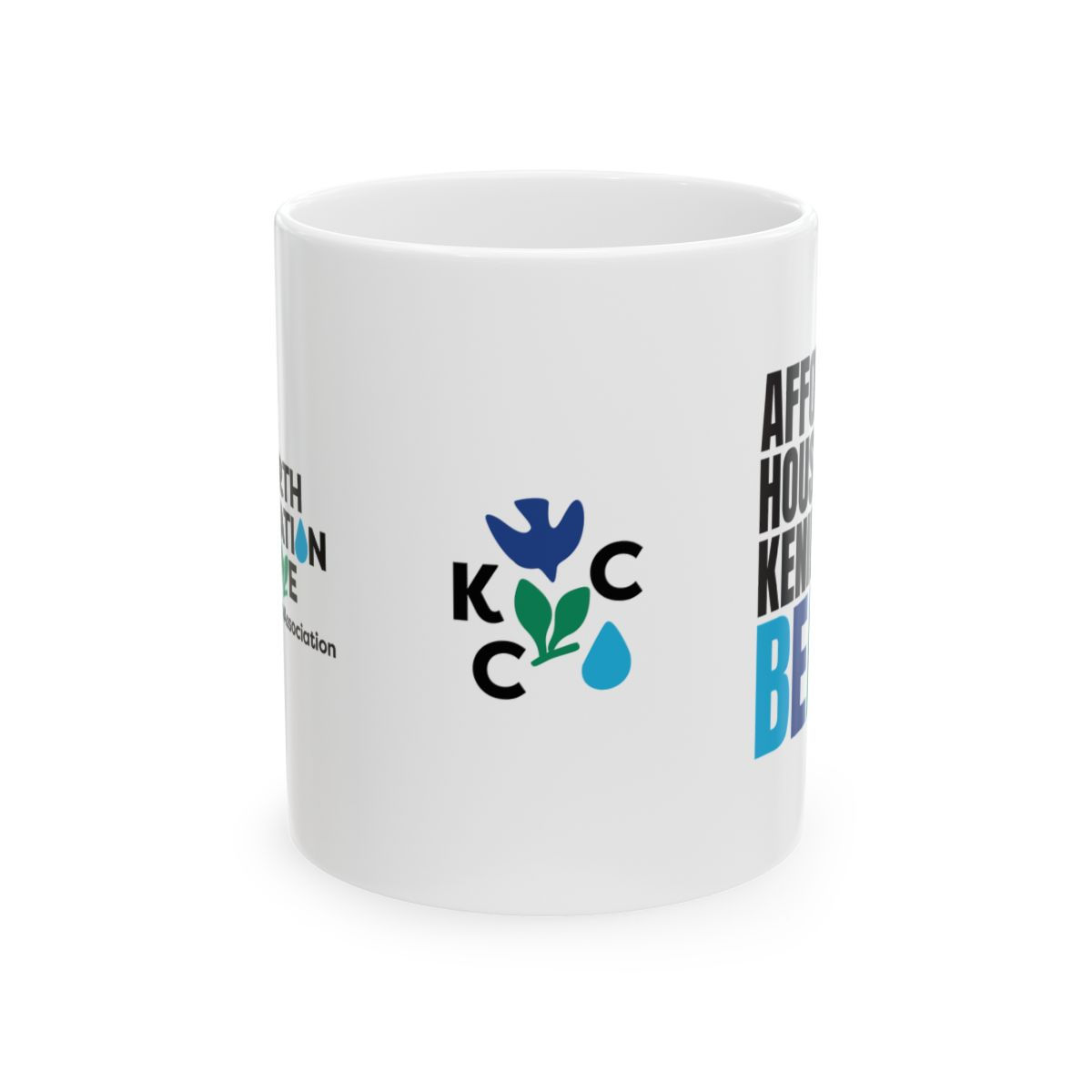 KCC Affordable Housing for Bears Protest Ceramic Mug, (11oz, 15oz)