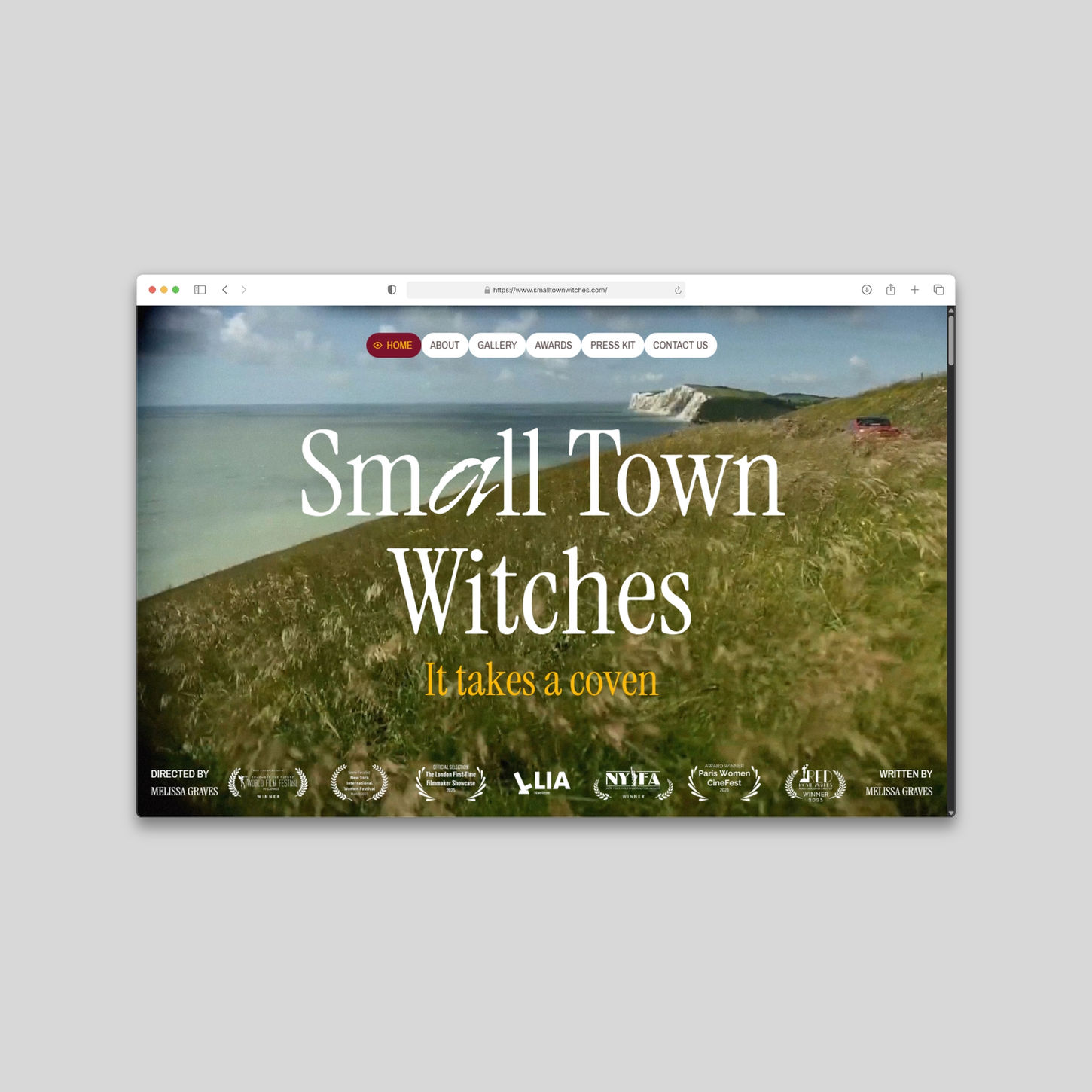 The official website for the Small Town Witches TV show. The design takes you deeper into the world of the show, full of mystery and witchy magic.