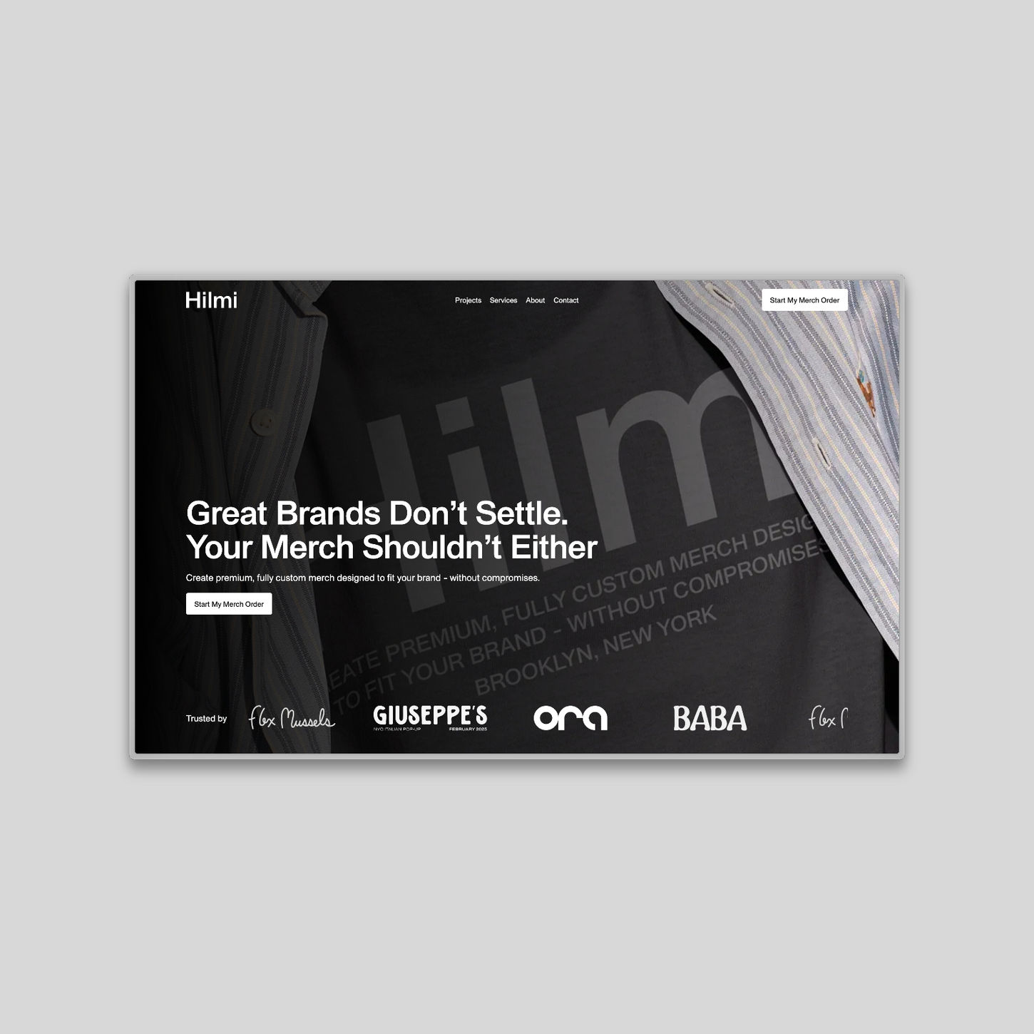 Hilmi creates premium custom merch that elevates brands, sparks conversations, and builds lasting customer loyalty.