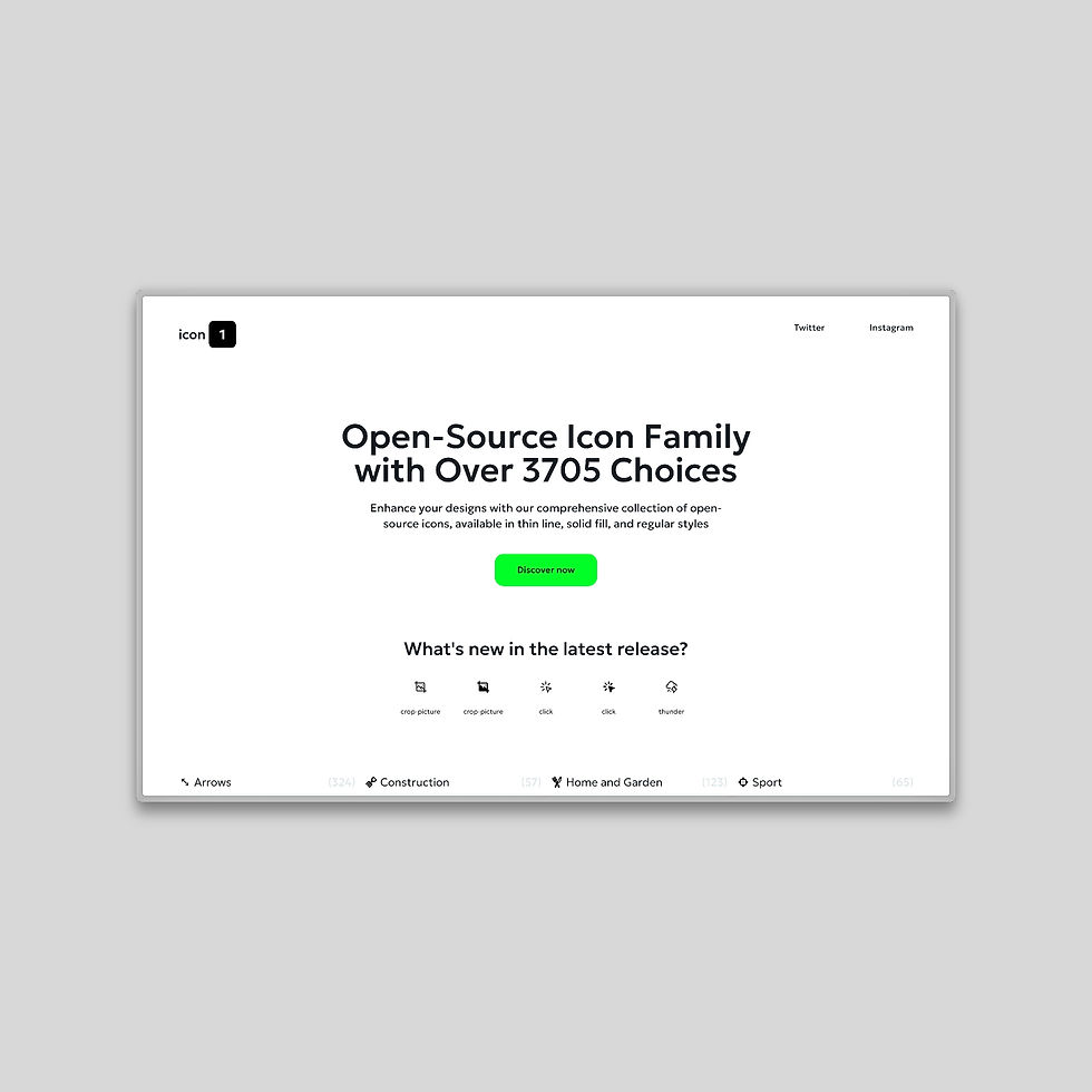 icone.one — Open-Source Icon Family with 2000+ Choices.