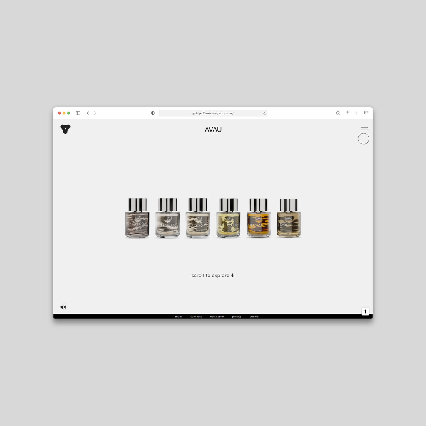 An immersive digital experience featuring six unique 3D environments, inspired by six exclusive fragrances.