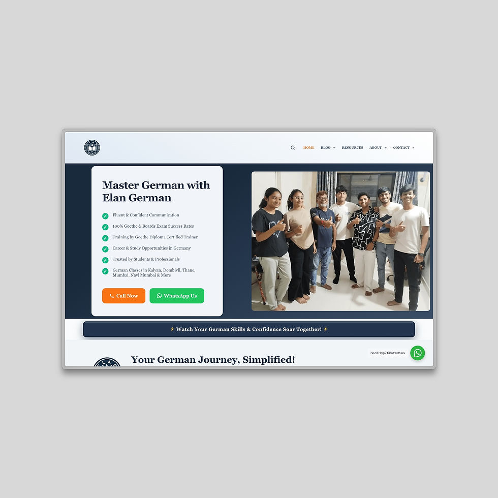 Elan German offers language teaching, translation, corporate training, visa assistance, engaging blogs, & a university consultant tool.