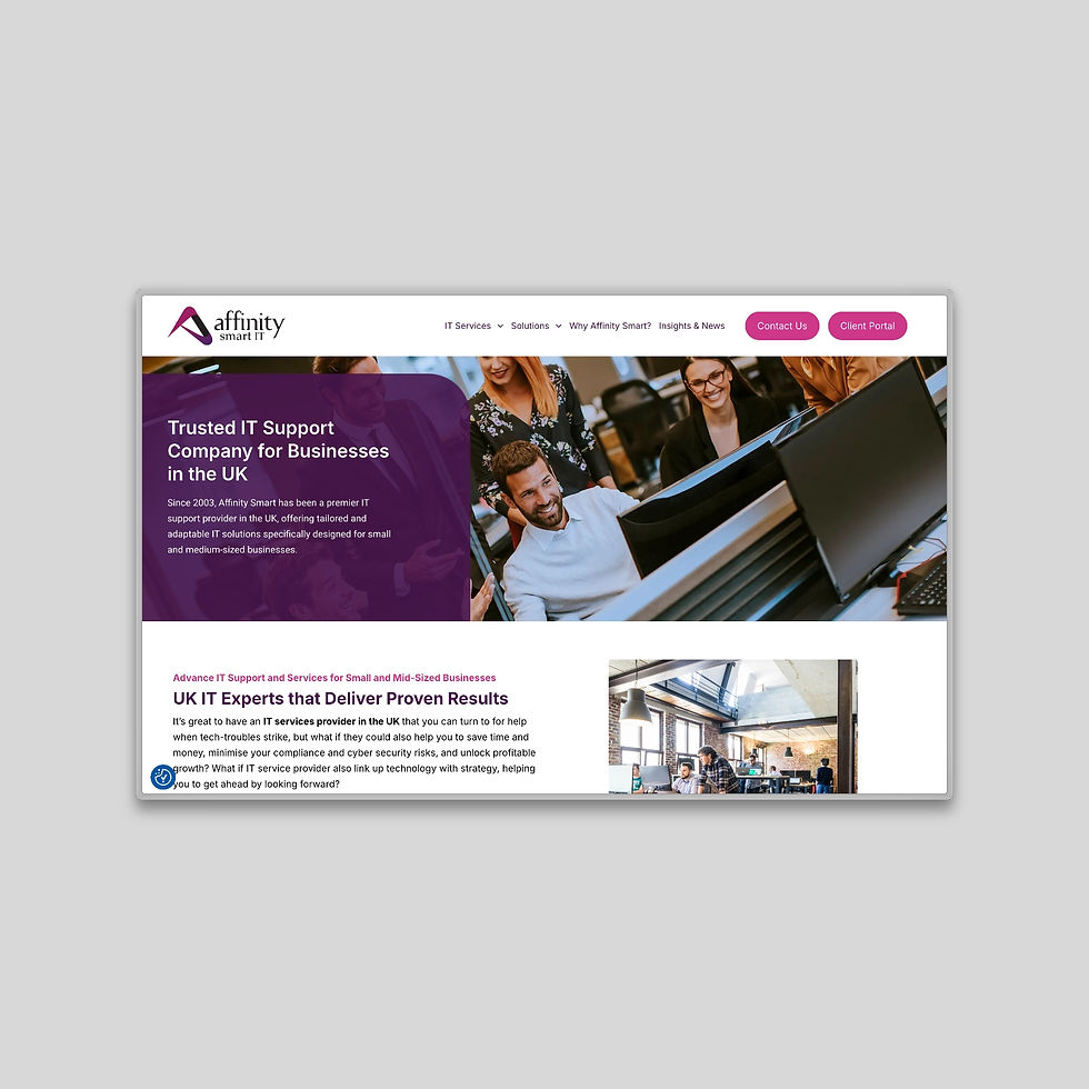 Since 2003, Affinity Smart has been a premier IT support provider in the UK, offering tailored and adaptable IT solutions.