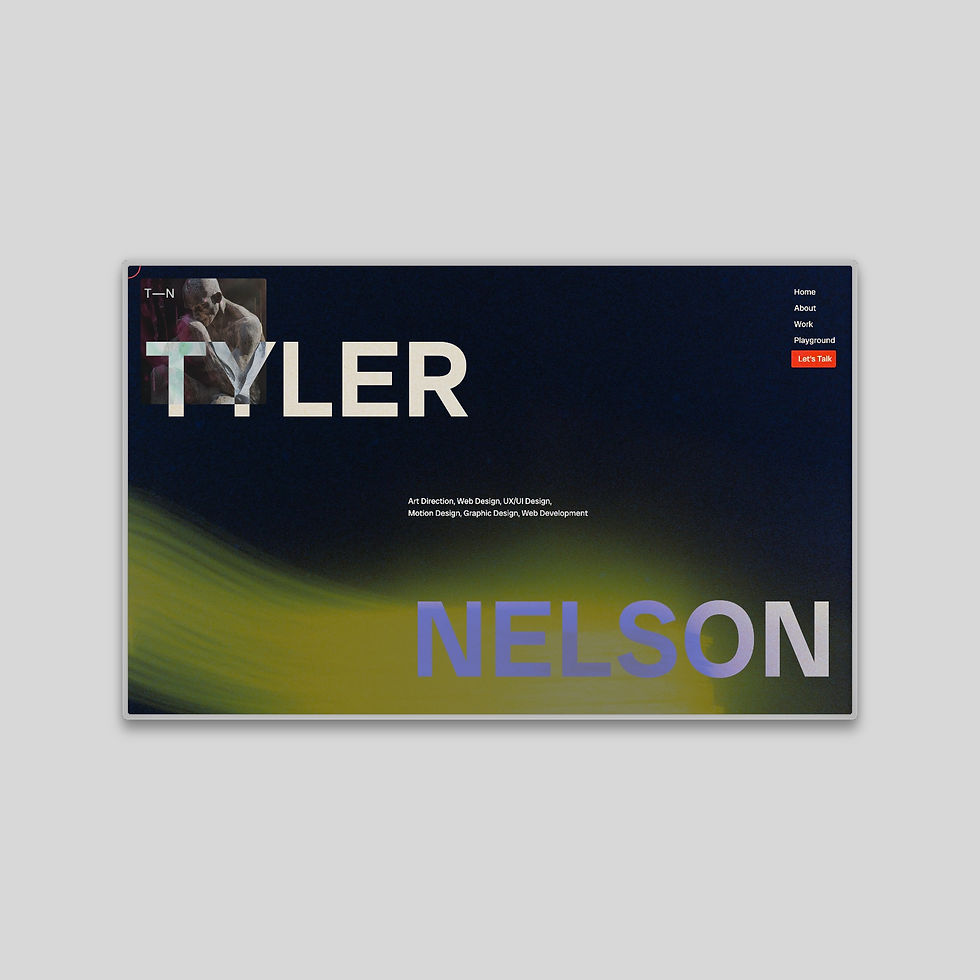 Website Award, Web Design Award: Tyler Nelson | Creative