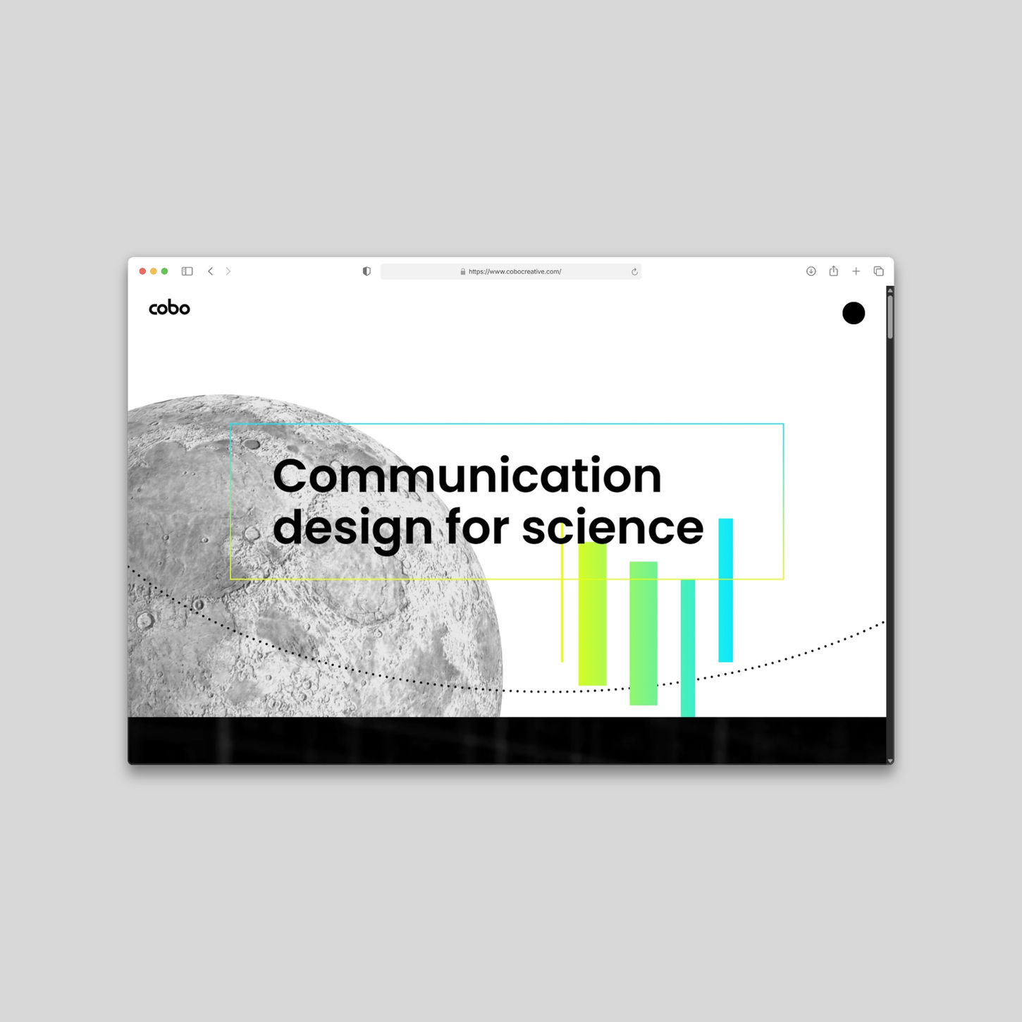 Clean, confident site for a studio turning complex research into beautiful, accessible design for mission-driven clients.