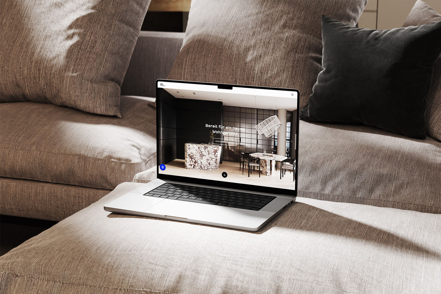 Professionelles Webdesign für raumstation interior design, Mobile Version