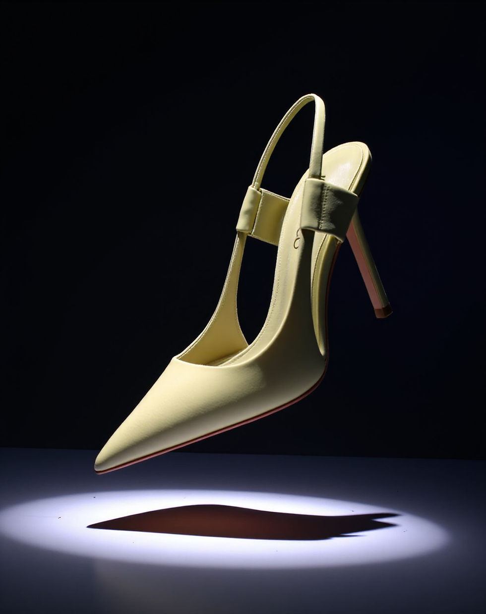 Luxury pointed heel product photography by Future Concept Studio for fashion advertising