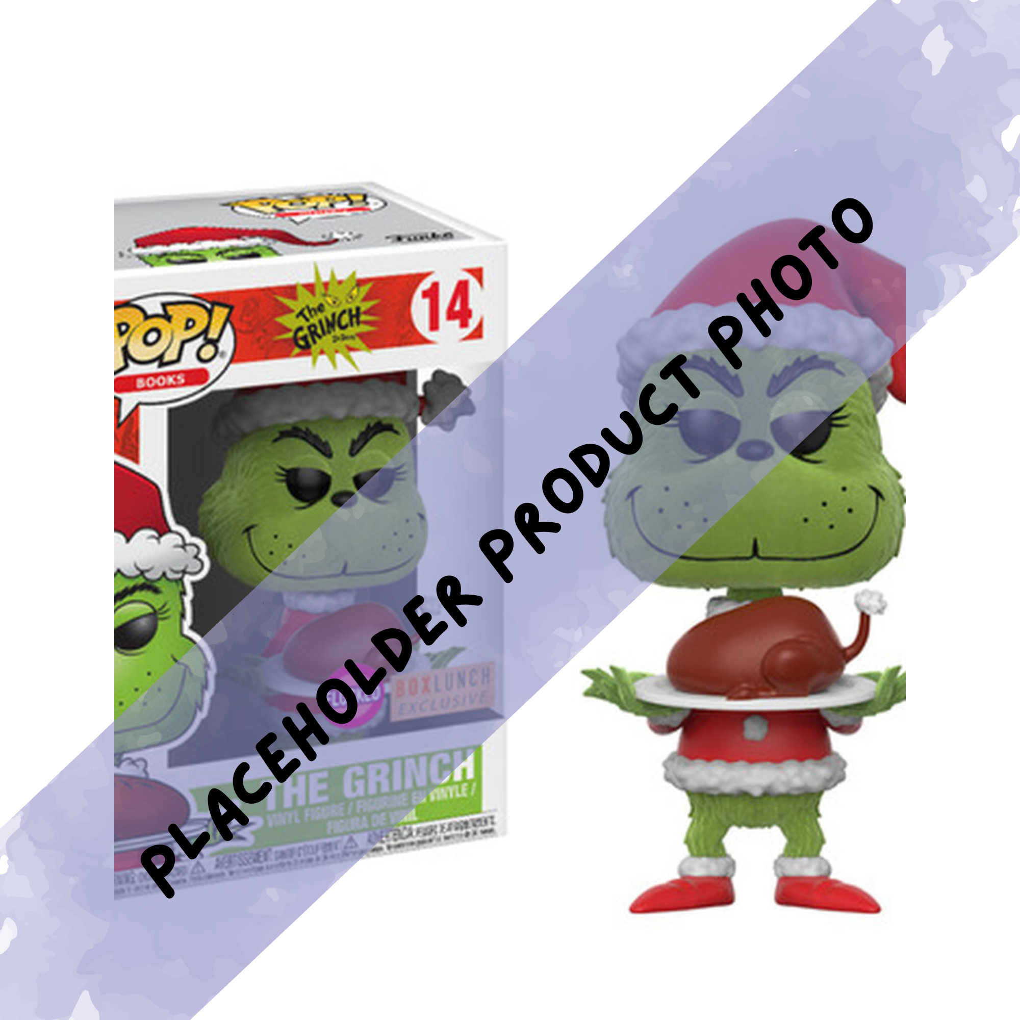 [Pop! Books] The Grinch with Roast Beast (Flocked) (#14)