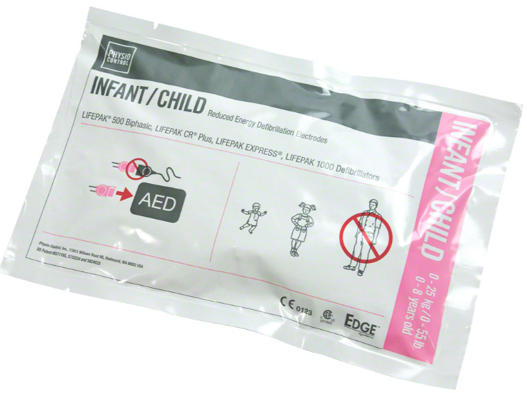 Physio-Control Lifepak AED Pediatric Pads 11101-000016