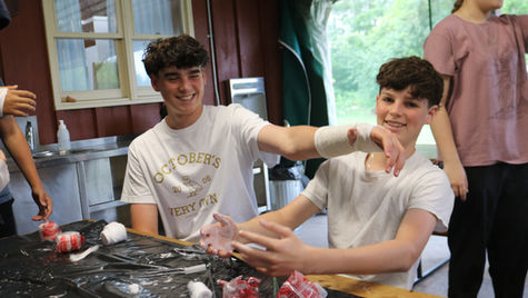 The Discovery Healthcare Camp is Underway - Paramedics come to visit & Casting Workshop