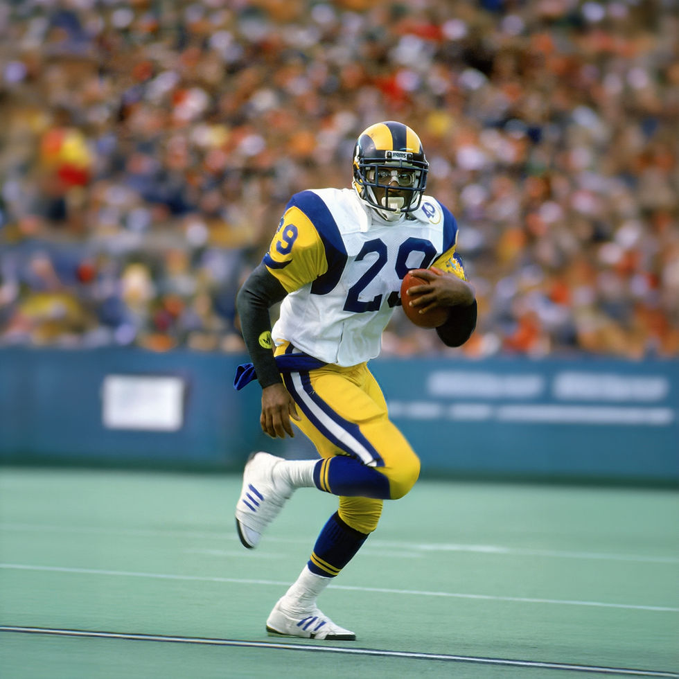 Greatest Running Backs NFL History, National Football League Running Back Eric Dickerson of the Los Angeles Rams