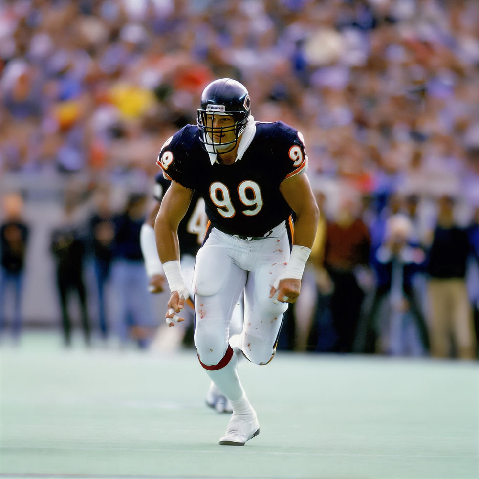 Greatest Defensive Tackles NFL History, National Football League Defensive Tackle Dan Hampton of the Chicago Bears