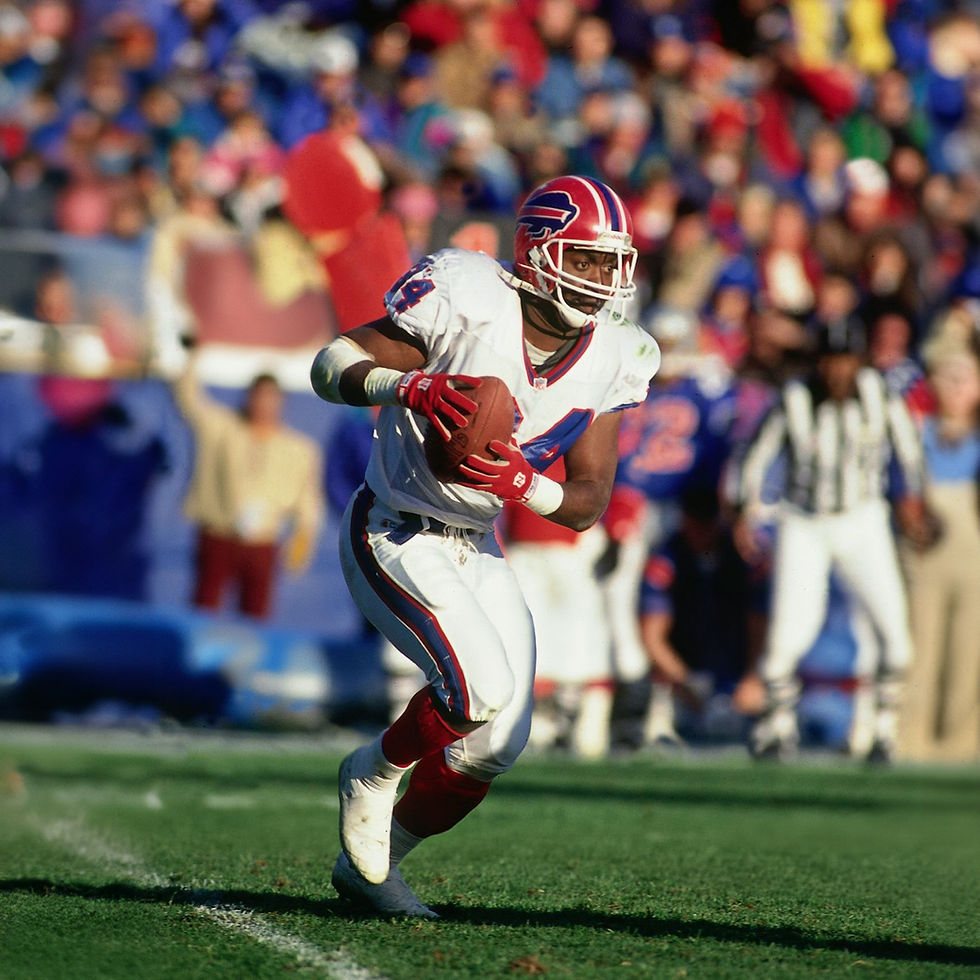 Greatest Running Backs NFL History, National Football League Running Back Thurman Thomas of the Buffalo Bills