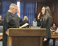 Nicole Hughes at her investiture ceremony