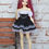 Miniature : Collection gothique : Outfit Aïrithy noir & broderie [Taille A]
