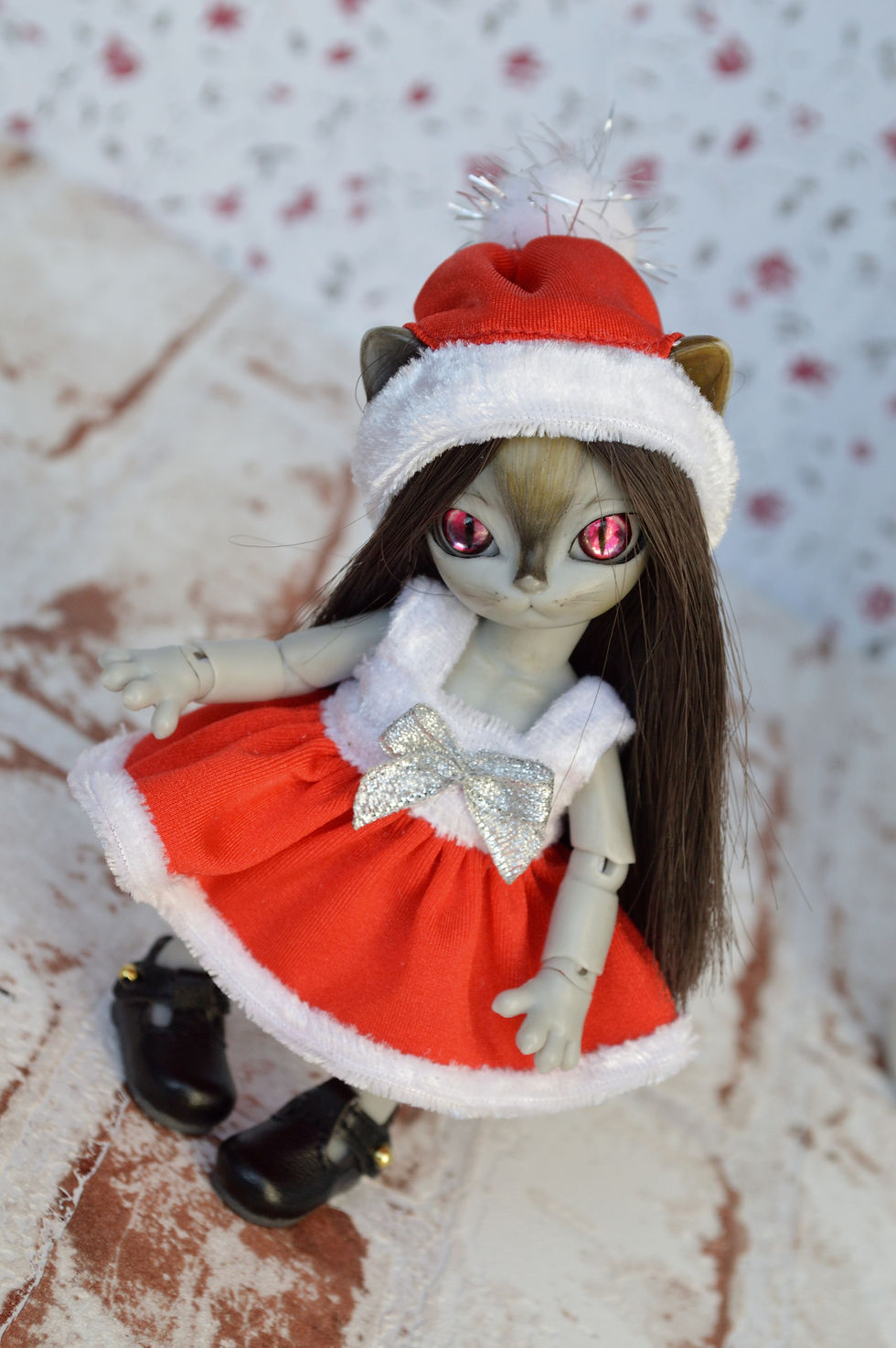 Miniature : Outfit de noël à nœud