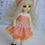 Miniature : Outfit Sissou vichy orange