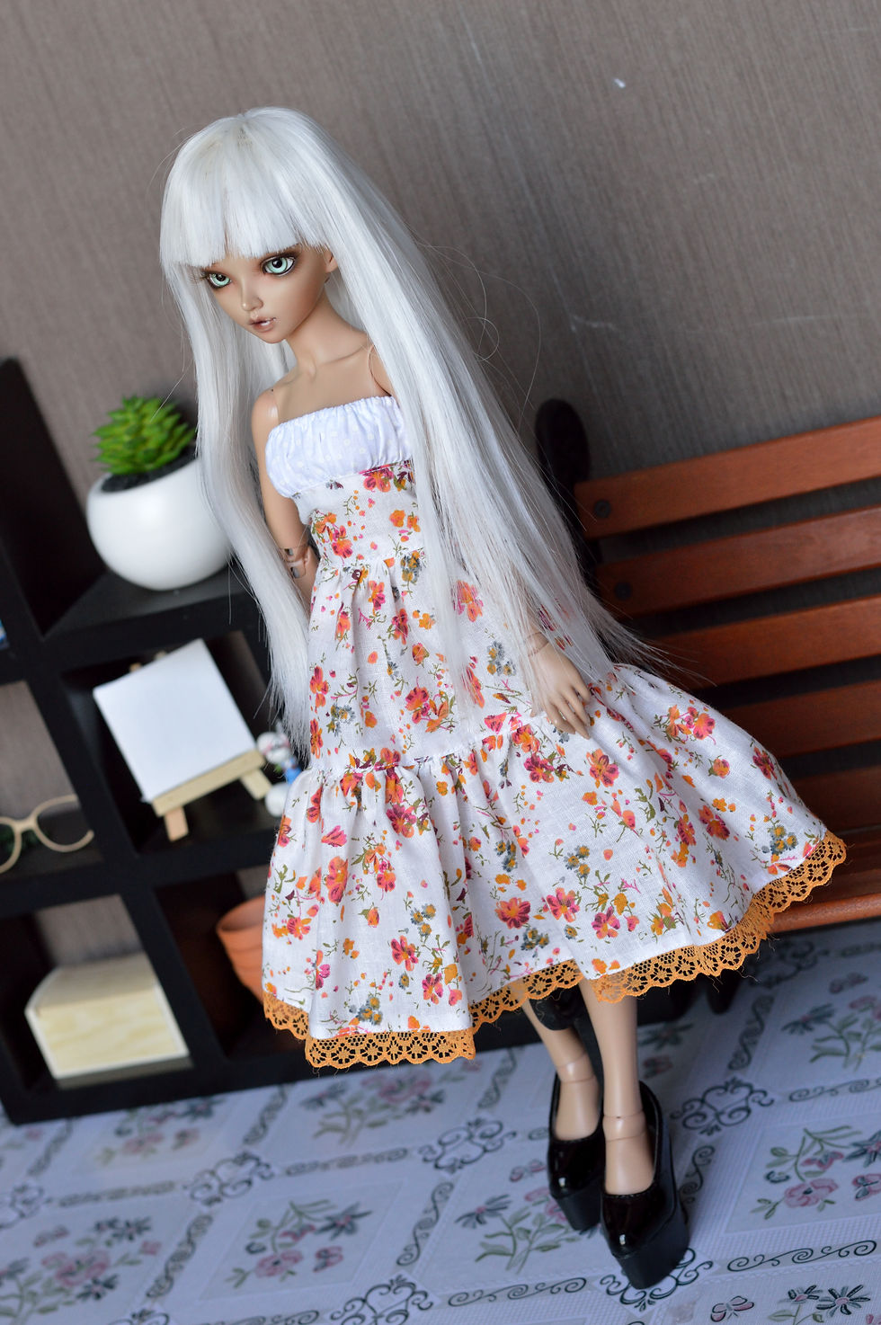 Miniature : Robe Candy aux fleurs d'automne [Taille A]