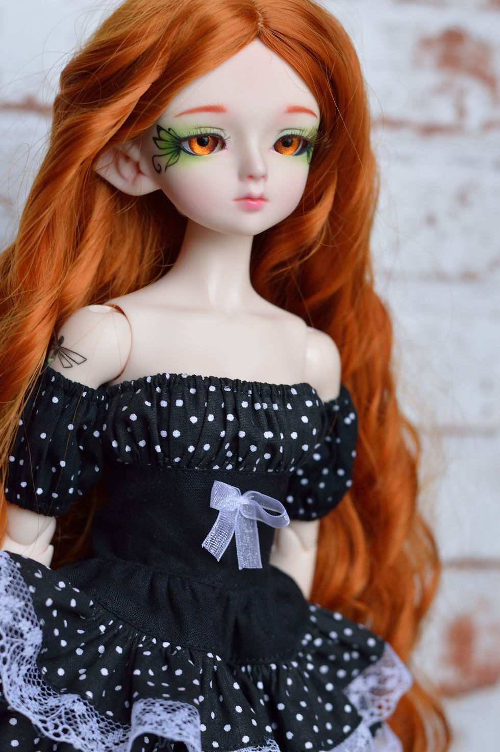 Miniature : Collection Gothique : Outfit Nix noir à pois [Taille B]