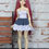 Miniature : Robe Aïrithy broderie anglaise & jean [Taille A]