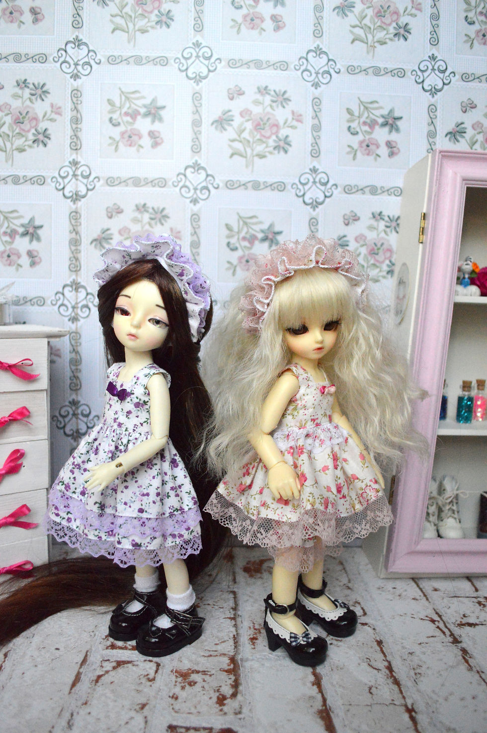 Miniature : Outfit Sissou aux fleurs violette