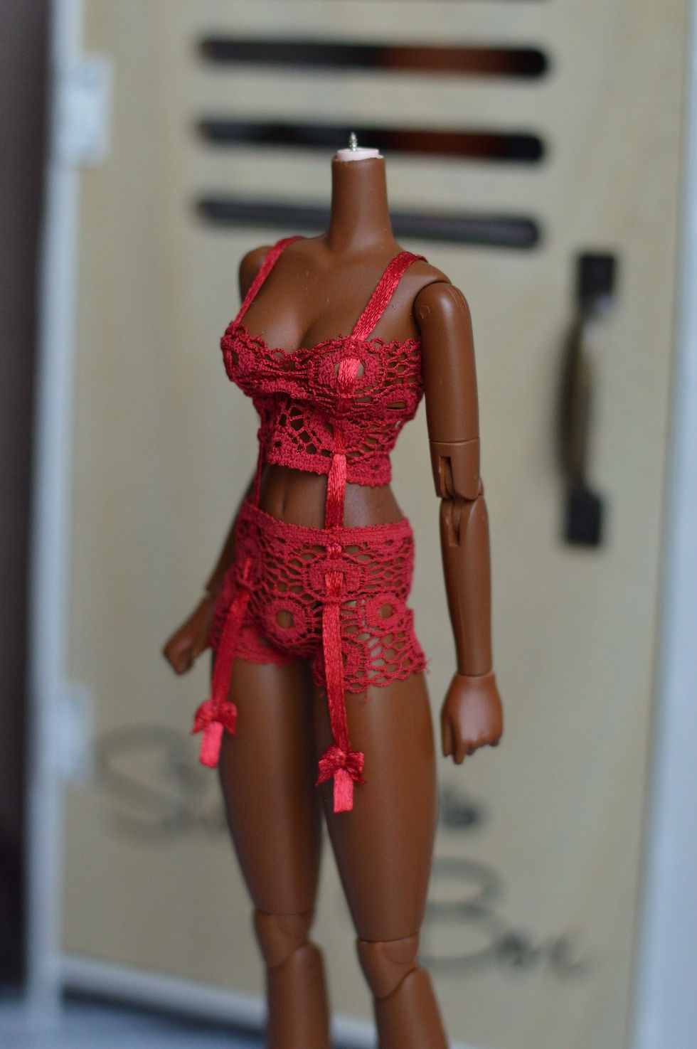 Miniature : Lingerie deux pièces rouges