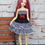 Miniature : Outfit Nix vichy noir à dentelle noir [Taille A]