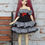 Miniature : Outfit Nix rayé noir à dentelle noir [Taille A]