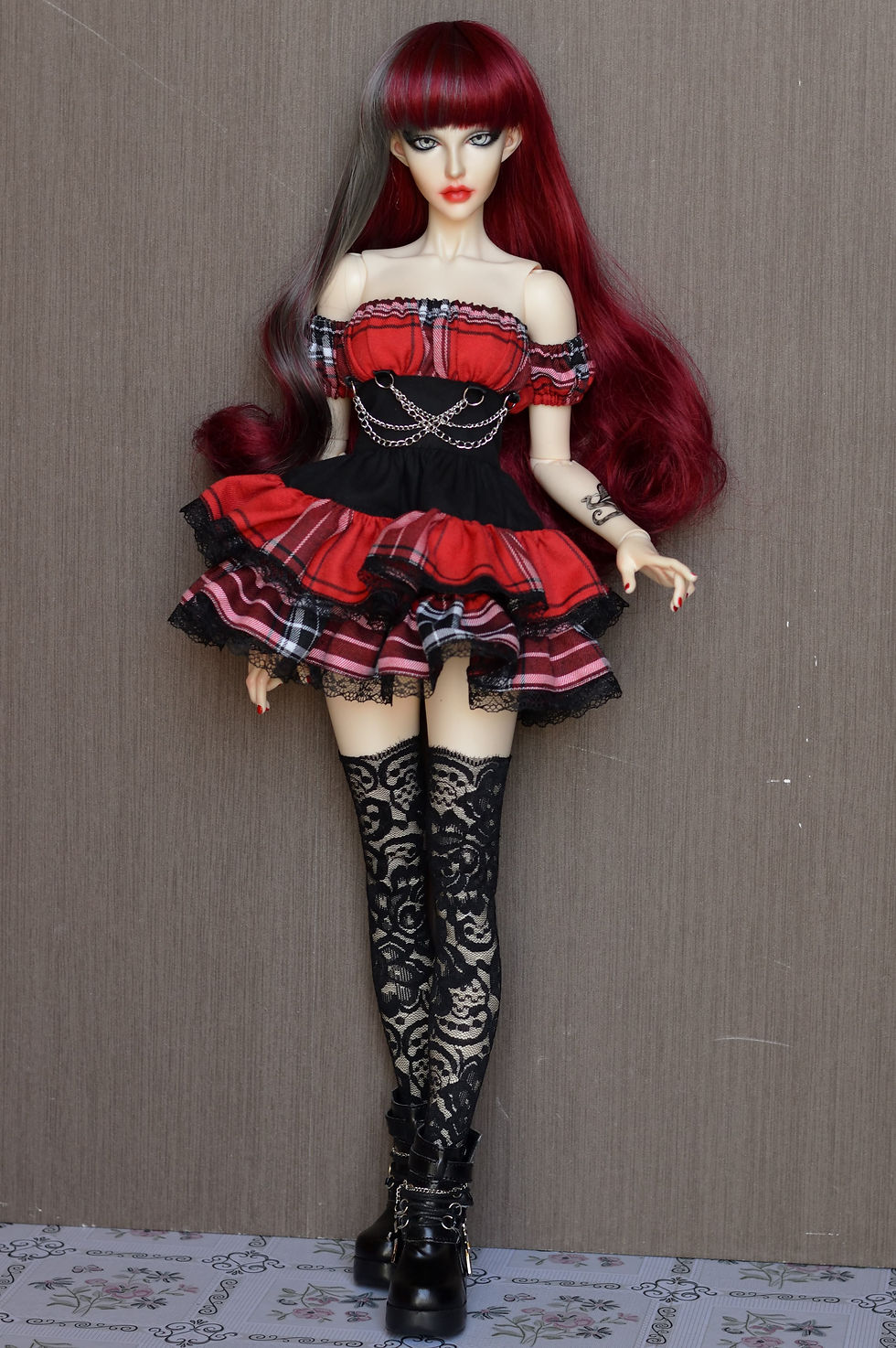 Miniature : Collection Gothique : Nix tartan
